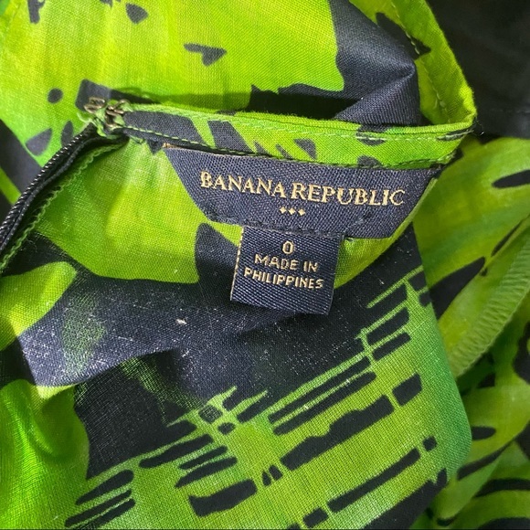 New‎ Banana Republic Factory Floral Draped Mini Dress Size 0 - Picture 2 of 9